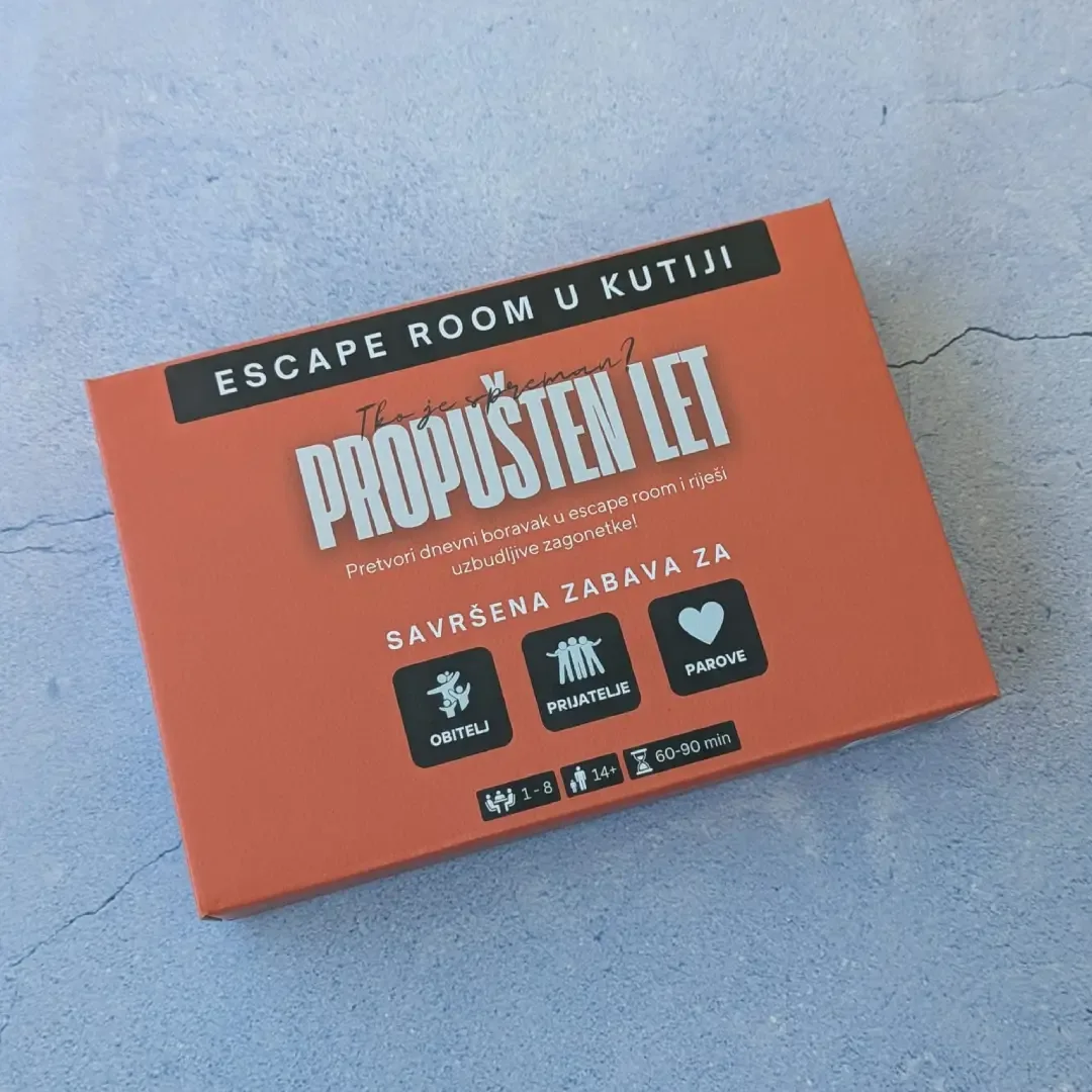 Escape Room u kutiji – Propušten let